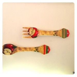 Wall decor spoon and fork